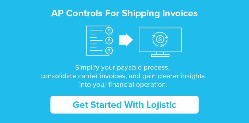 ap controls for shipping invoices