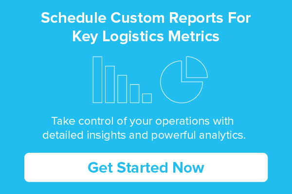 schedule custom reports for key logistics metrics